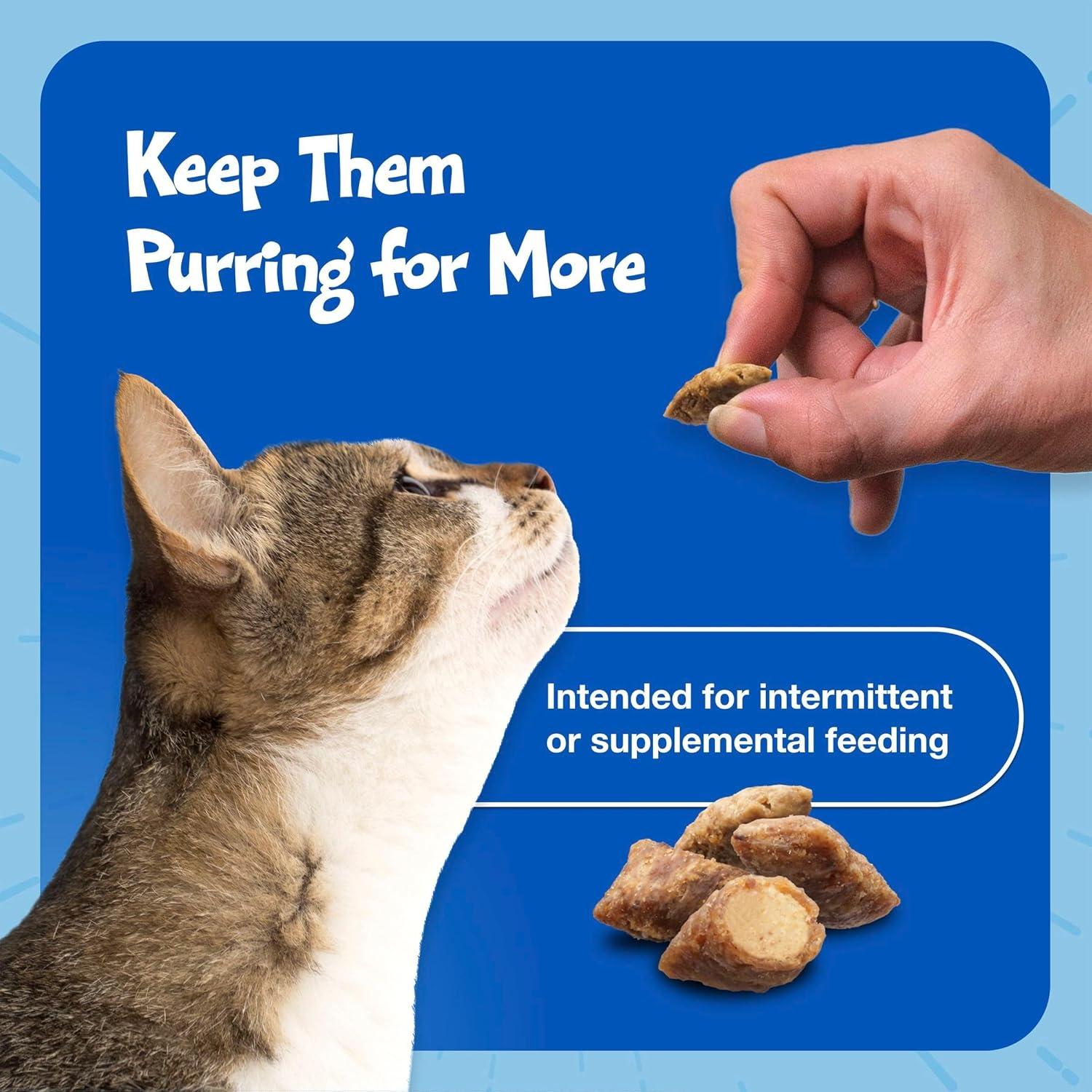 imageBlue Buffalo Bursts Crunchy amp Creamy Cat Treats Great for Training PawLickin Chicken 12oz TubChicken Liver Beef