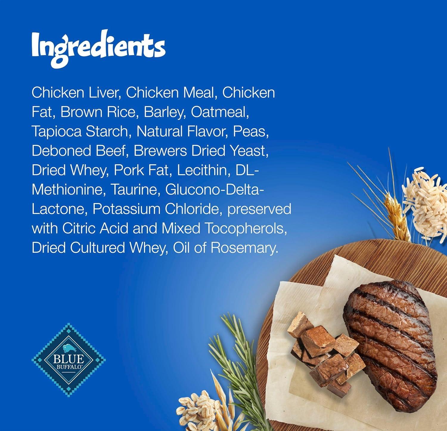 imageBlue Buffalo Bursts Crunchy amp Creamy Cat Treats Great for Training PawLickin Chicken 12oz TubChicken Liver Beef