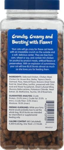 imageBlue Buffalo Bursts Crunchy amp Creamy Cat Treats Great for Training PawLickin Chicken 12oz TubChicken