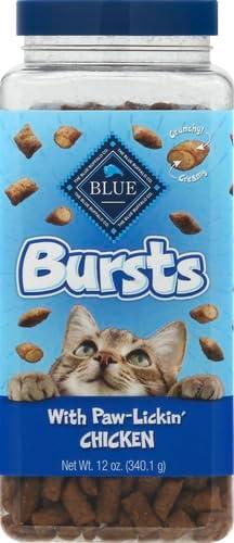 imageBlue Buffalo Bursts Crunchy amp Creamy Cat Treats Great for Training PawLickin Chicken 12oz TubChicken