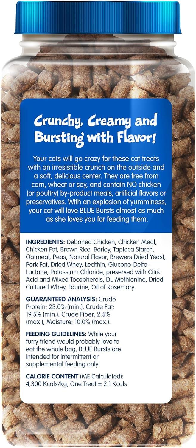 imageBlue Buffalo Bursts Crunchy amp Creamy Cat Treats Great for Training PawLickin Chicken 12oz TubChicken