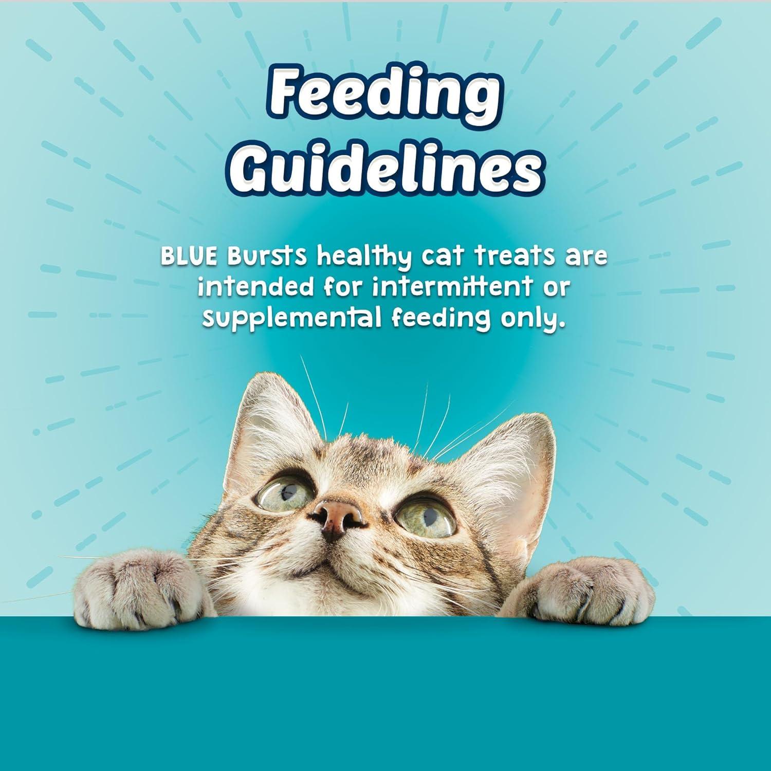 imageBlue Buffalo Bursts Crunchy amp Creamy Cat Treats Great for Training PawLickin Chicken 12oz TubSeafood