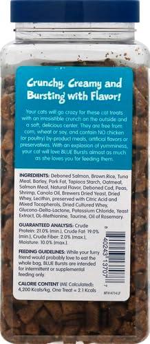 imageBlue Buffalo Bursts Crunchy amp Creamy Cat Treats Great for Training PawLickin Chicken 12oz TubSeafood