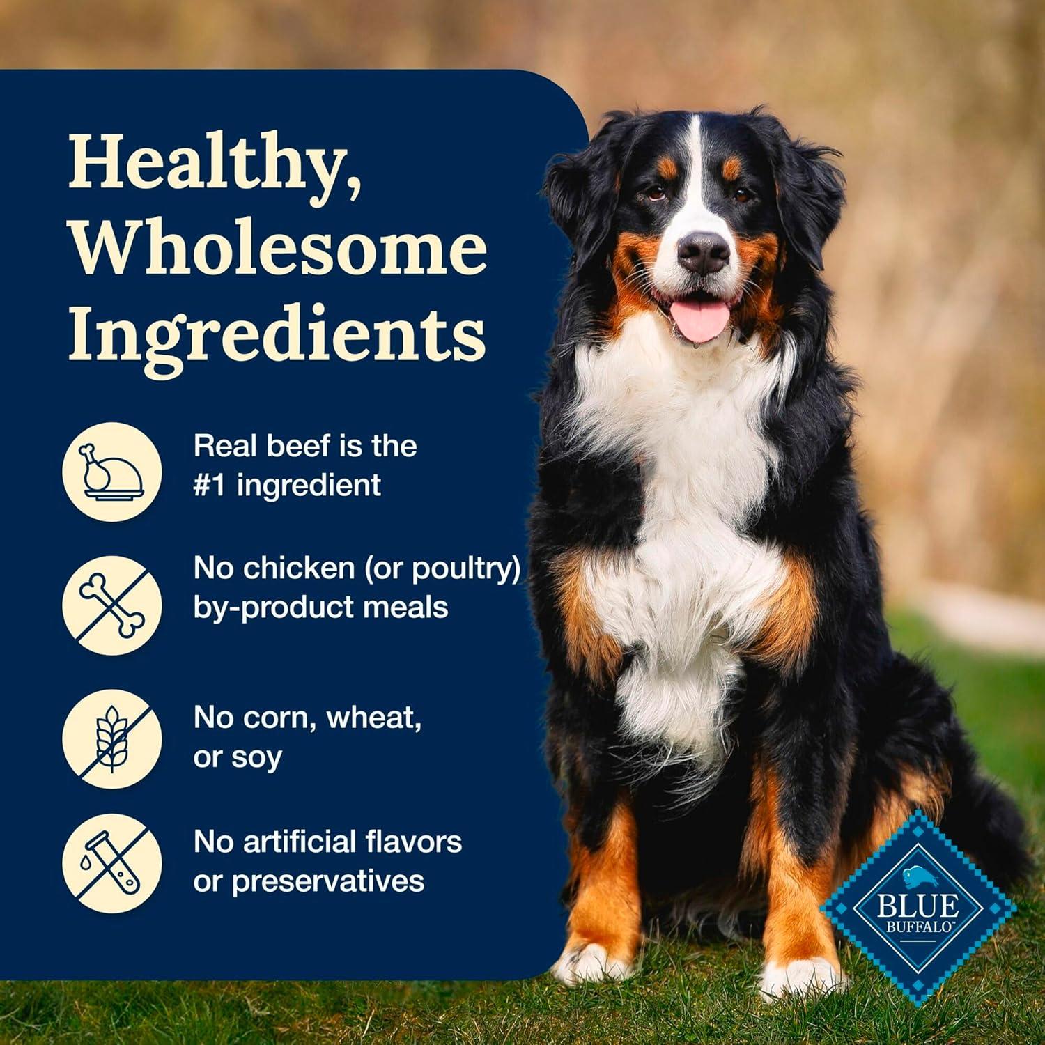 imageBlue Buffalo Delectables Natural Wet Dog Food Toppers Variety Pack Tasty Chicken amp Hearty Beef Cuts in Gravy 3oz 12 Pouches 6 of Each FlavorBeef