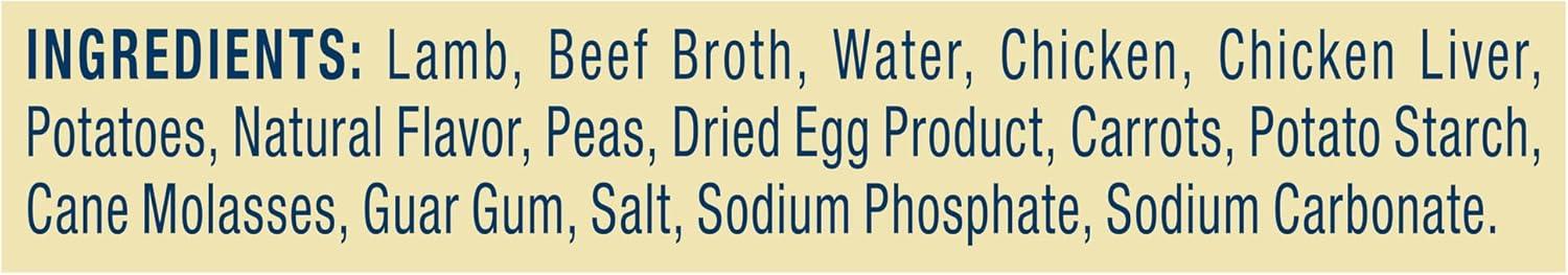 imageBlue Buffalo Delectables Natural Wet Dog Food Toppers Variety Pack Tasty Chicken amp Hearty Beef Cuts in Gravy 3oz 12 Pouches 6 of Each FlavorLamb