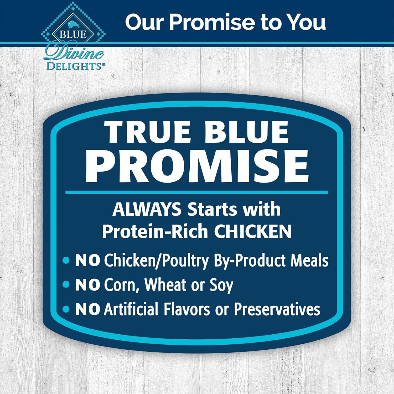 imageBlue Buffalo Delights Natural Adult Small Breed Wet Dog Food Cups Pate Style Grilled Chicken Flavor in Savory Juice 35oz Pack of 12Bacon Egg Cheese
