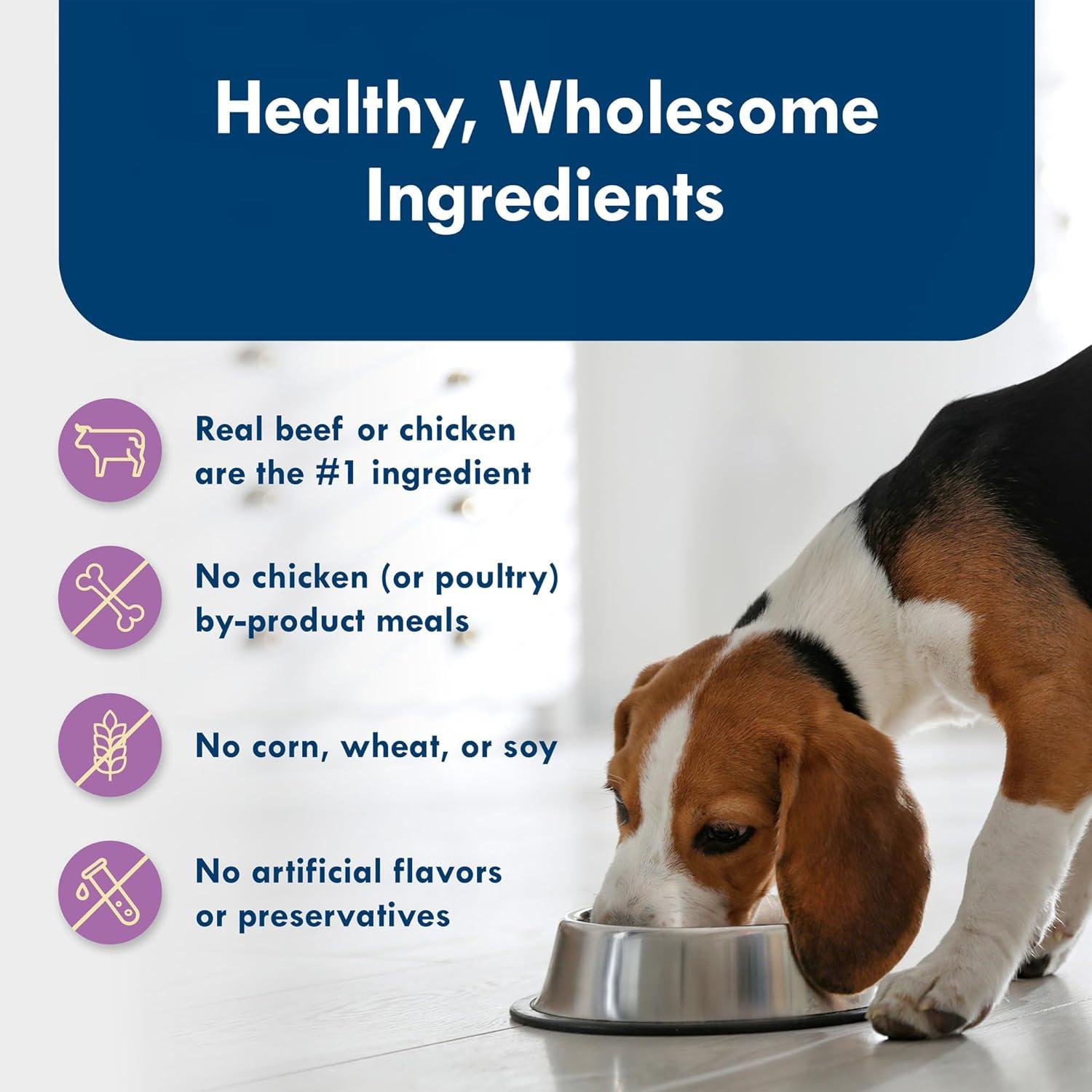 imageBlue Buffalo Delights Natural Adult Small Breed Wet Dog Food Variety Pack Made with Natural Ingredients Filet Mignon Flavor Pat amp Porterhouse Flavor Pat 35oz Cups 12 Count 6 of EachTop Sirloin Grilled Chicken