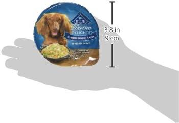 imageBlue Buffalo Delights Small Breed Natural Wet Dog Food Filet Mignon Flavor in Gravy 35oz Cups 12 CountChicken