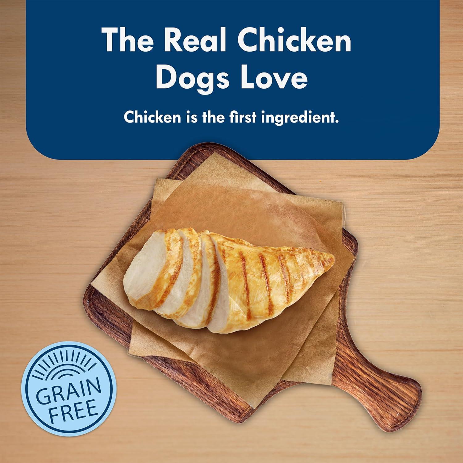 imageBlue Buffalo Delights Small Breed Natural Wet Dog Food Filet Mignon Flavor in Gravy 35oz Cups 12 CountChicken