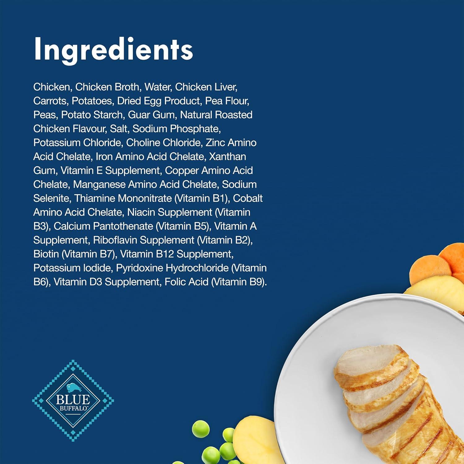 imageBlue Buffalo Delights Small Breed Natural Wet Dog Food Filet Mignon Flavor in Gravy 35oz Cups 12 CountChicken