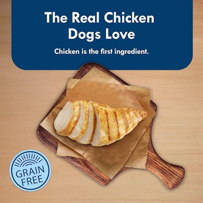 imageBlue Buffalo Delights Small Breed Natural Wet Dog Food Filet Mignon Flavor in Gravy 35oz Cups 12 CountChicken