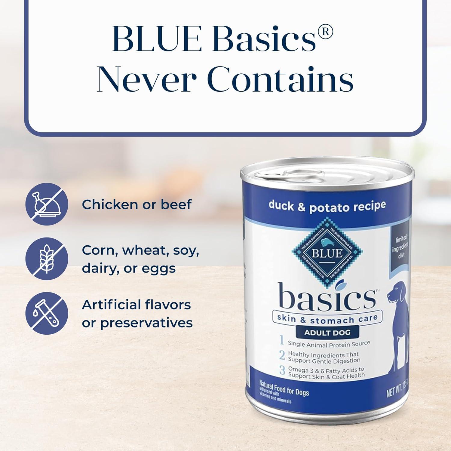imageBlue Buffalo Delights Small Breed Natural Wet Dog Food Filet Mignon Flavor in Gravy 35oz Cups 12 CountDuck