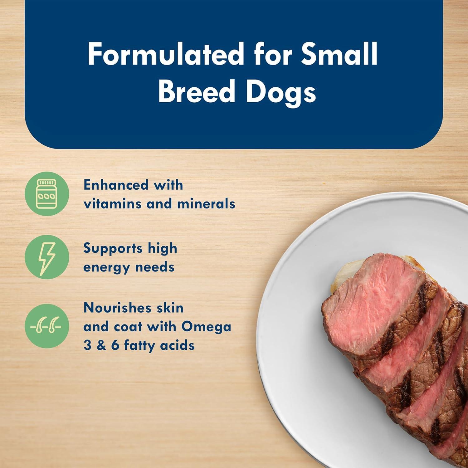 imageBlue Buffalo Delights Small Breed Natural Wet Dog Food Filet Mignon Flavor in Gravy 35oz Cups 12 CountNew York Strip