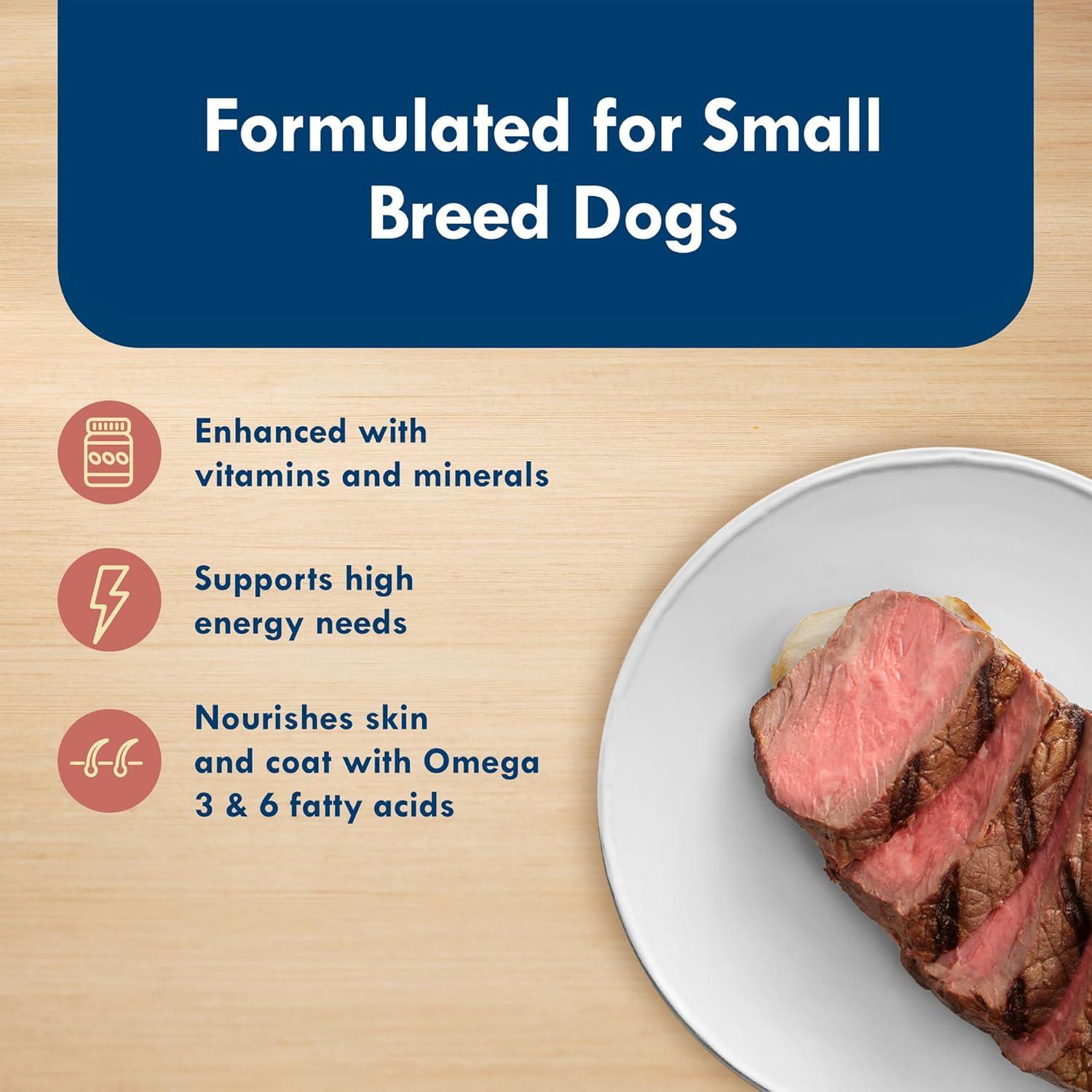 imageBlue Buffalo Delights Small Breed Natural Wet Dog Food Filet Mignon Flavor in Gravy 35oz Cups 12 CountPrime Rib