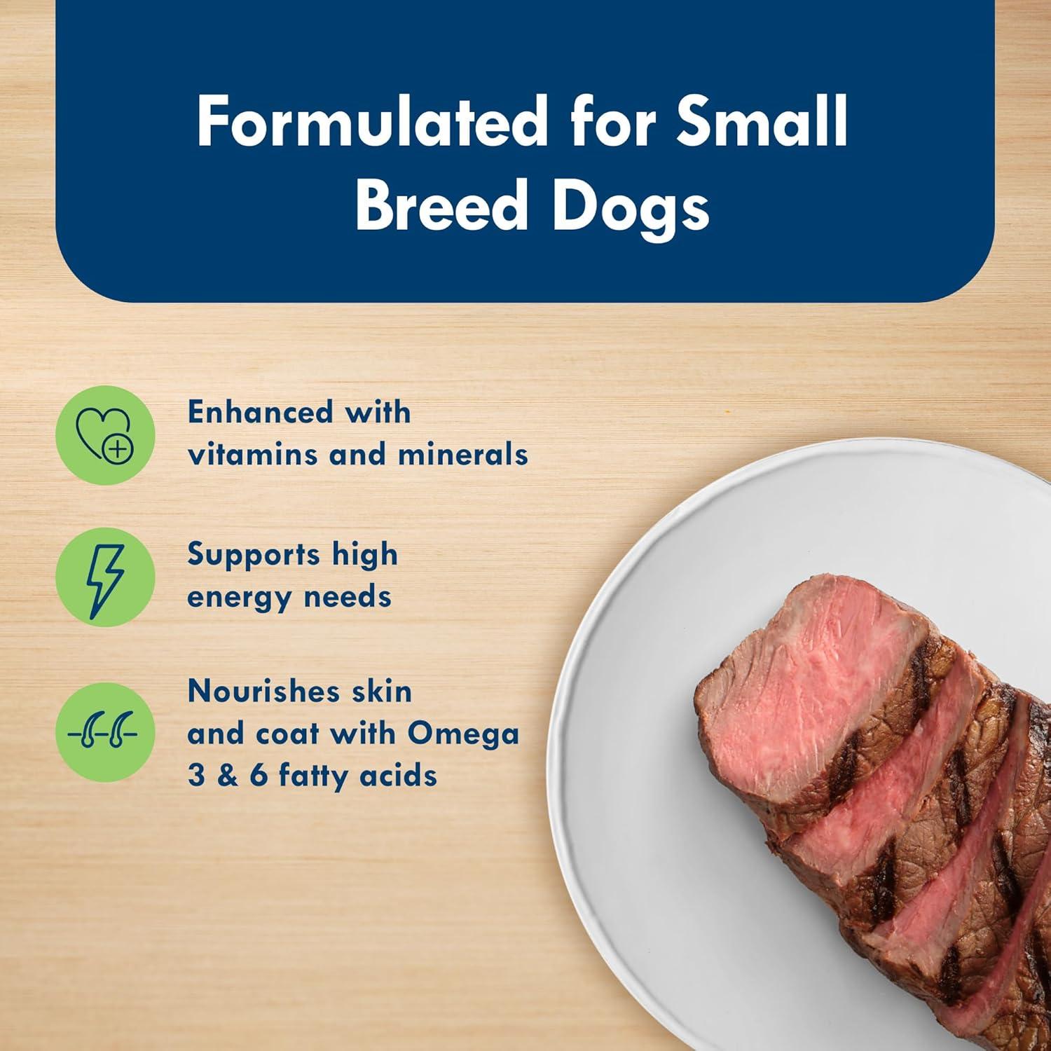 imageBlue Buffalo Delights Small Breed Natural Wet Dog Food Filet Mignon Flavor in Gravy 35oz Cups 12 CountVariety Pack Filet Mignon New York Strip
