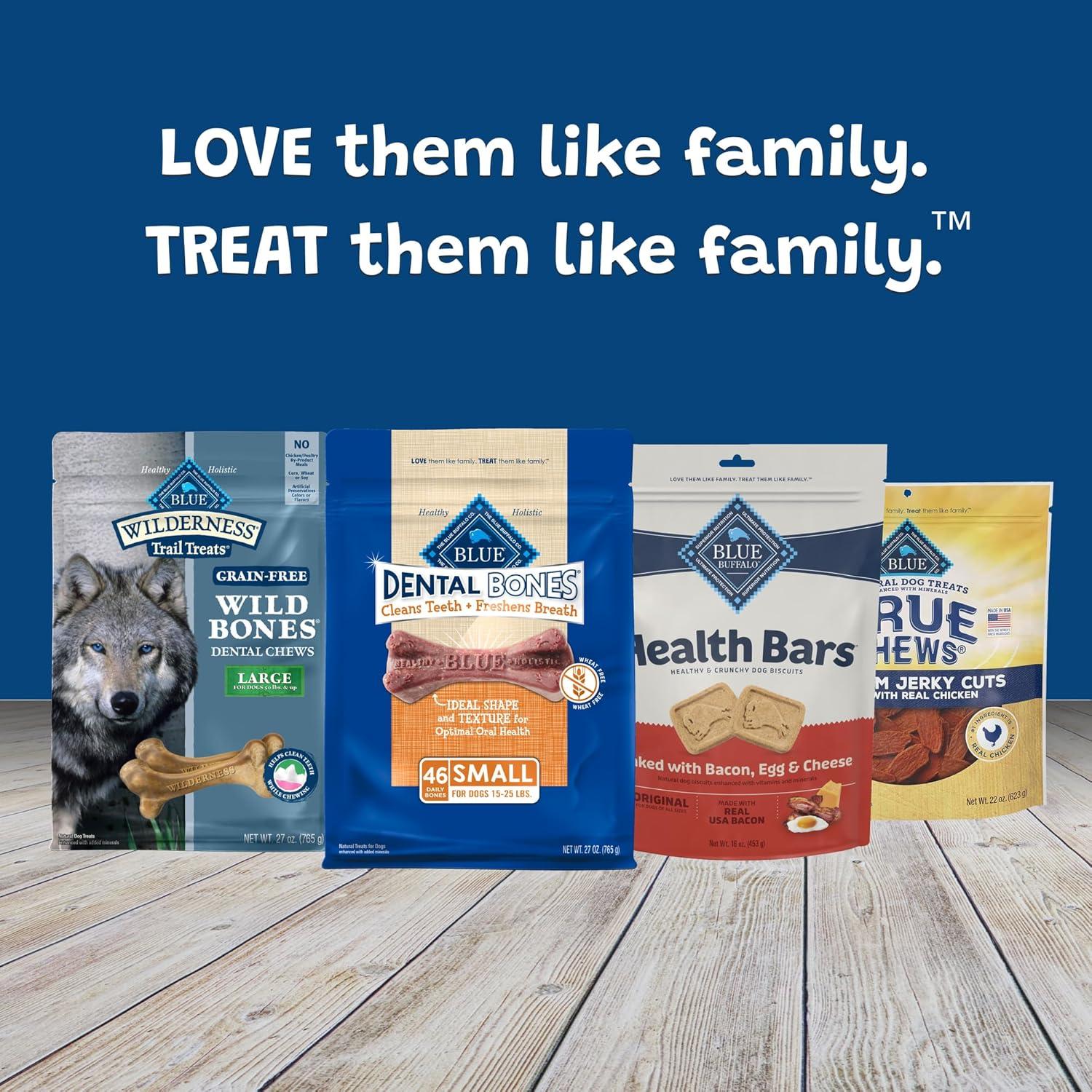 imageBlue Buffalo Dental Bones Small Natural Dental Chew Dog Treats Bag Value PackUnflavored