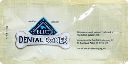 imageBlue Buffalo Dental Bones for Large Dogs 50 lbs amp Above Daily Dental Dog Treats Cleans Teeth amp Freshens Breath 27oz 17 BonesUnflavored
