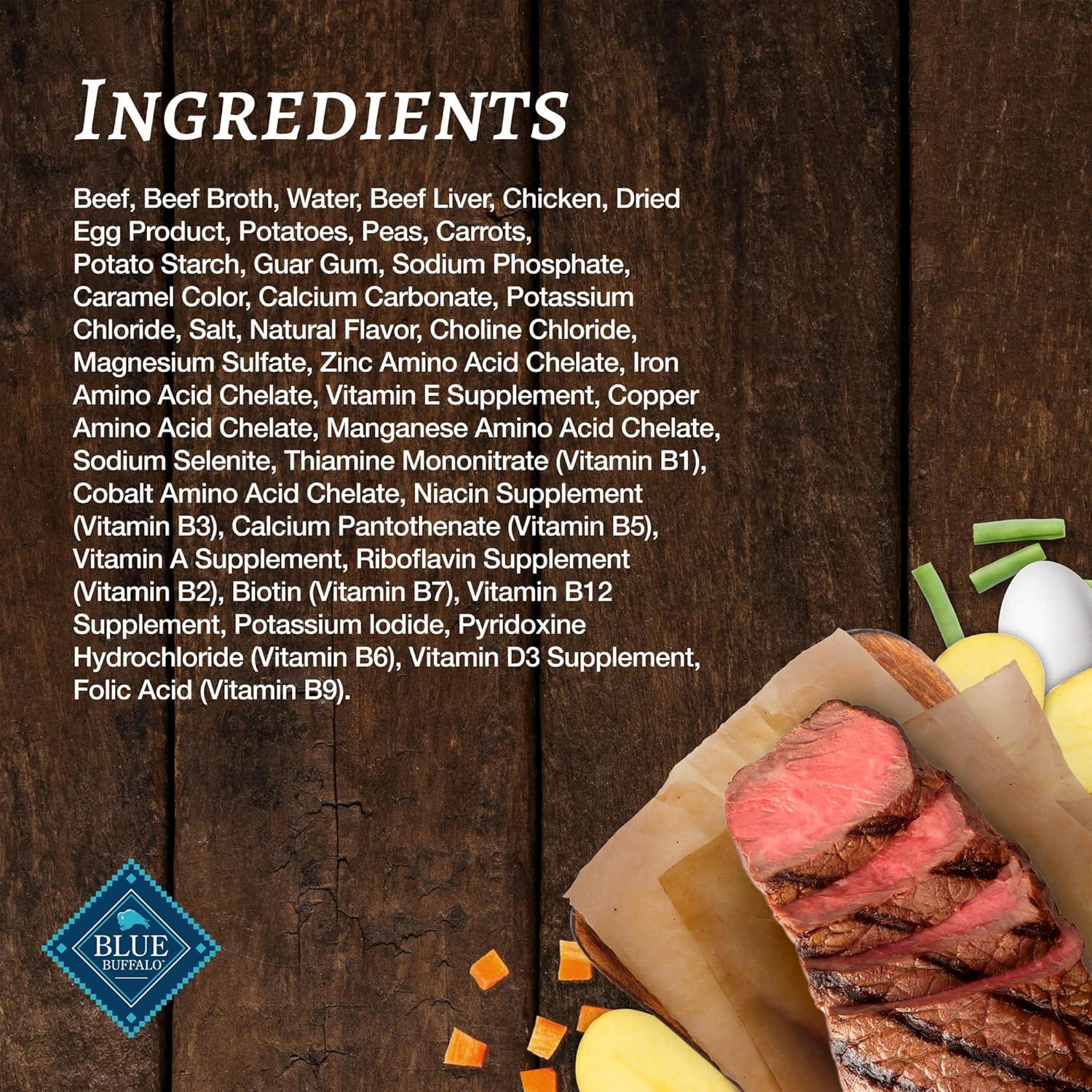 imageBlue Buffalo Family Favorites Adult Wet Dog Food Made with Natural Ingredients Sunday Chicken Dinner 125oz Can Pack of 12Shepherds Pie
