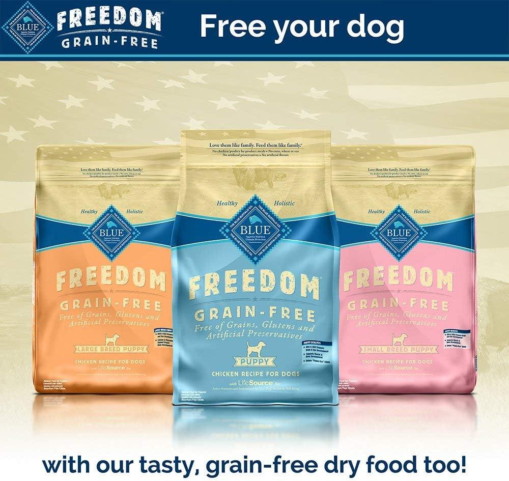 imageBlue Buffalo Freedom Grain Free Natural Puppy Wet Dog Food Chicken 125oz cans Pack of 12938 Pound Pack of 1