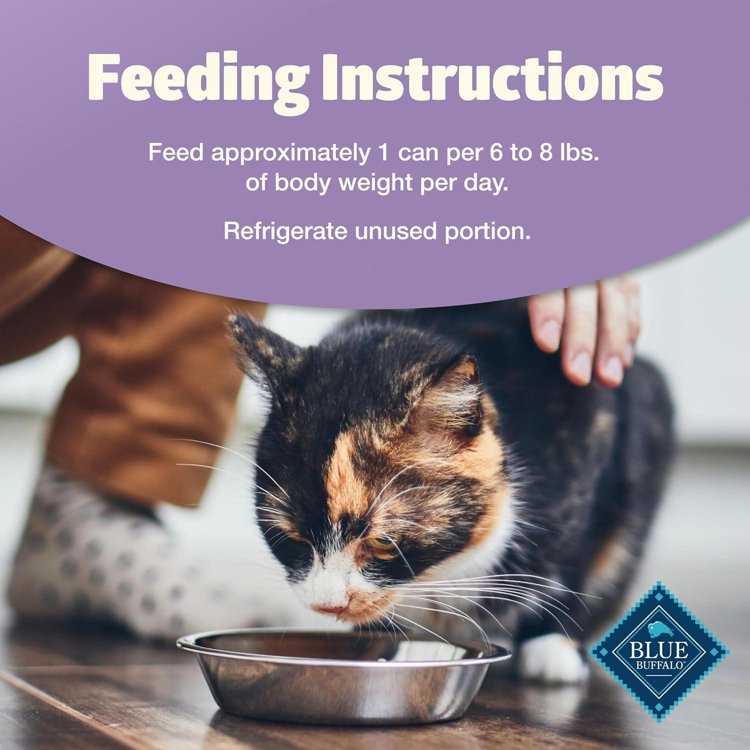 imageBlue Buffalo Freedom GrainFree Adult Wet Cat Food Complete amp Balanced Nutrition for Indoor Cats Made with Natural Ingredients Chicken Recipe 55oz Cans 24 CountChicken