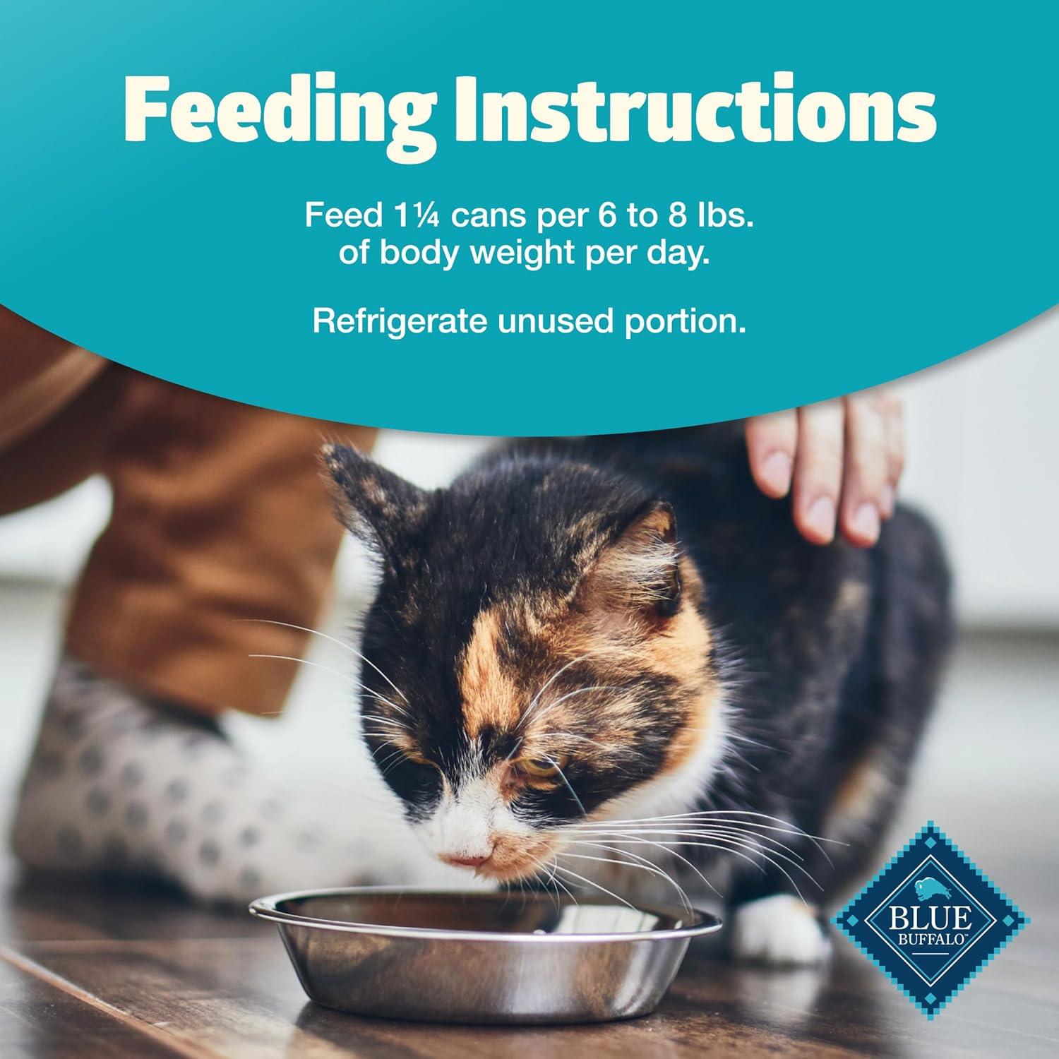 imageBlue Buffalo Freedom GrainFree Adult Wet Cat Food Complete amp Balanced Nutrition for Indoor Cats Made with Natural Ingredients Chicken Recipe 55oz Cans 24 CountFish