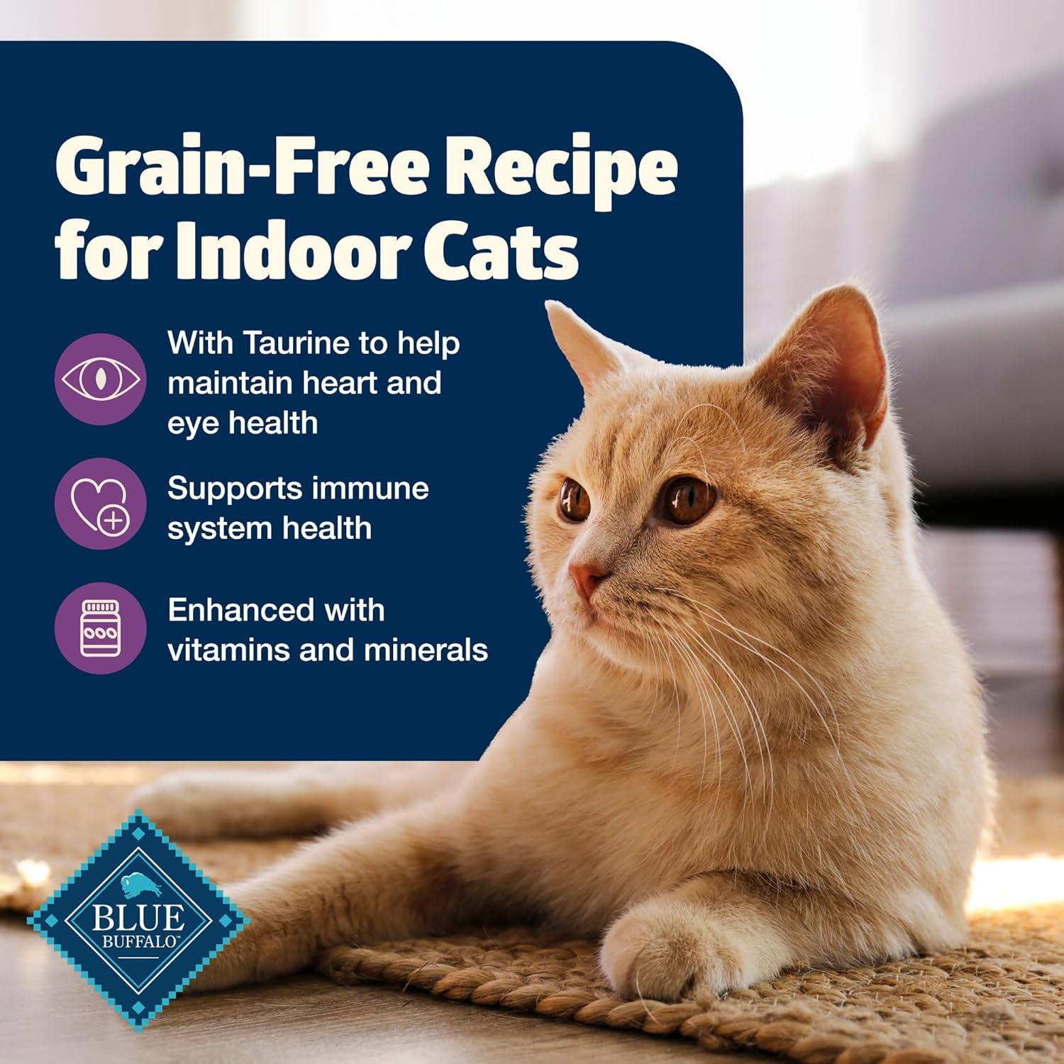 imageBlue Buffalo Freedom GrainFree Dry Cat Food for Mature Cats Complete amp Balanced Nutrition for Mature Cats Chicken Recipe 11lb Bag