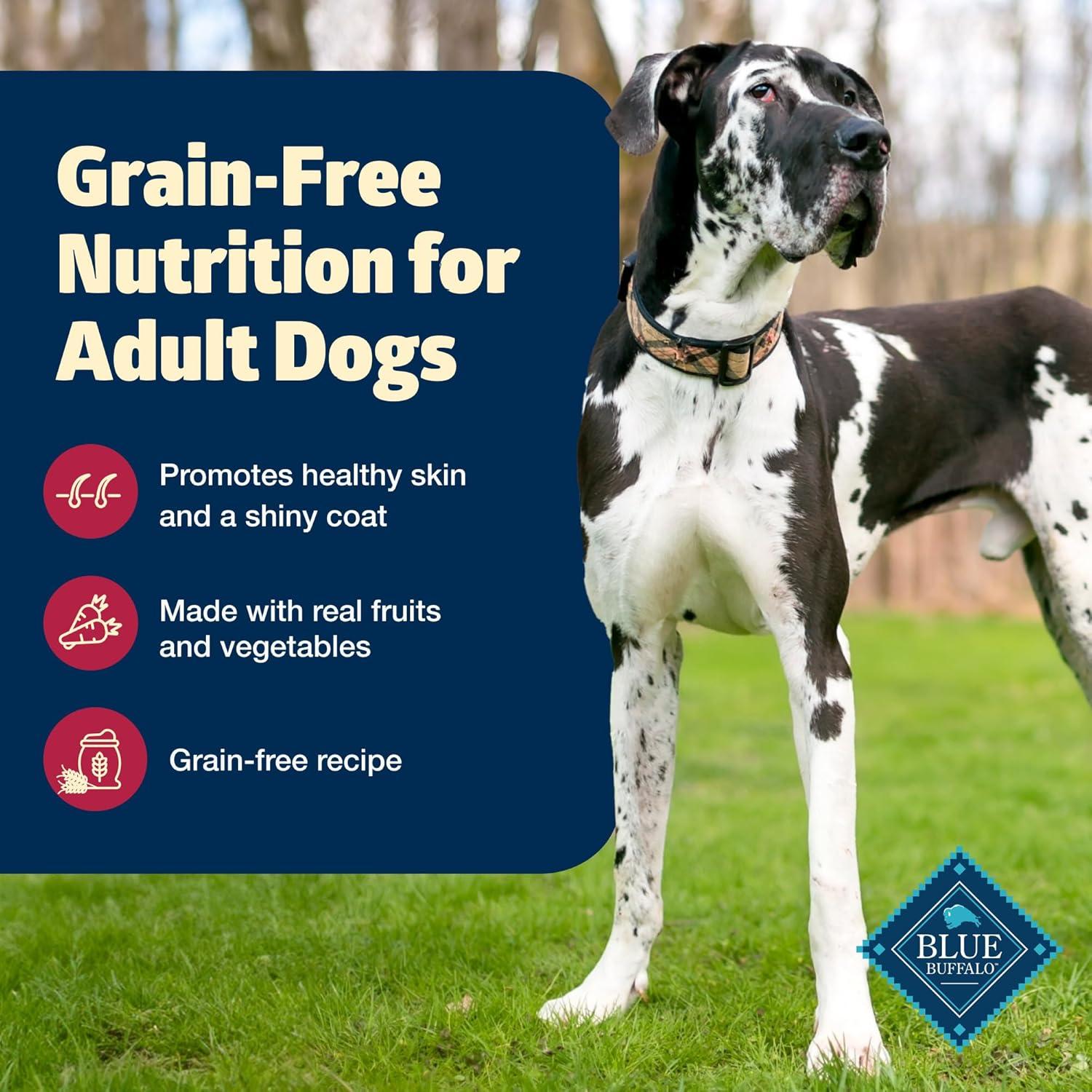 imageBlue Buffalo Freedom GrainFree Dry Dog Food Complete amp Balanced Nutrition for Adult Dogs Made in the USA with Natural Ingredients Beef amp Potatoes 4lb Bag4 Pound Pack of 1