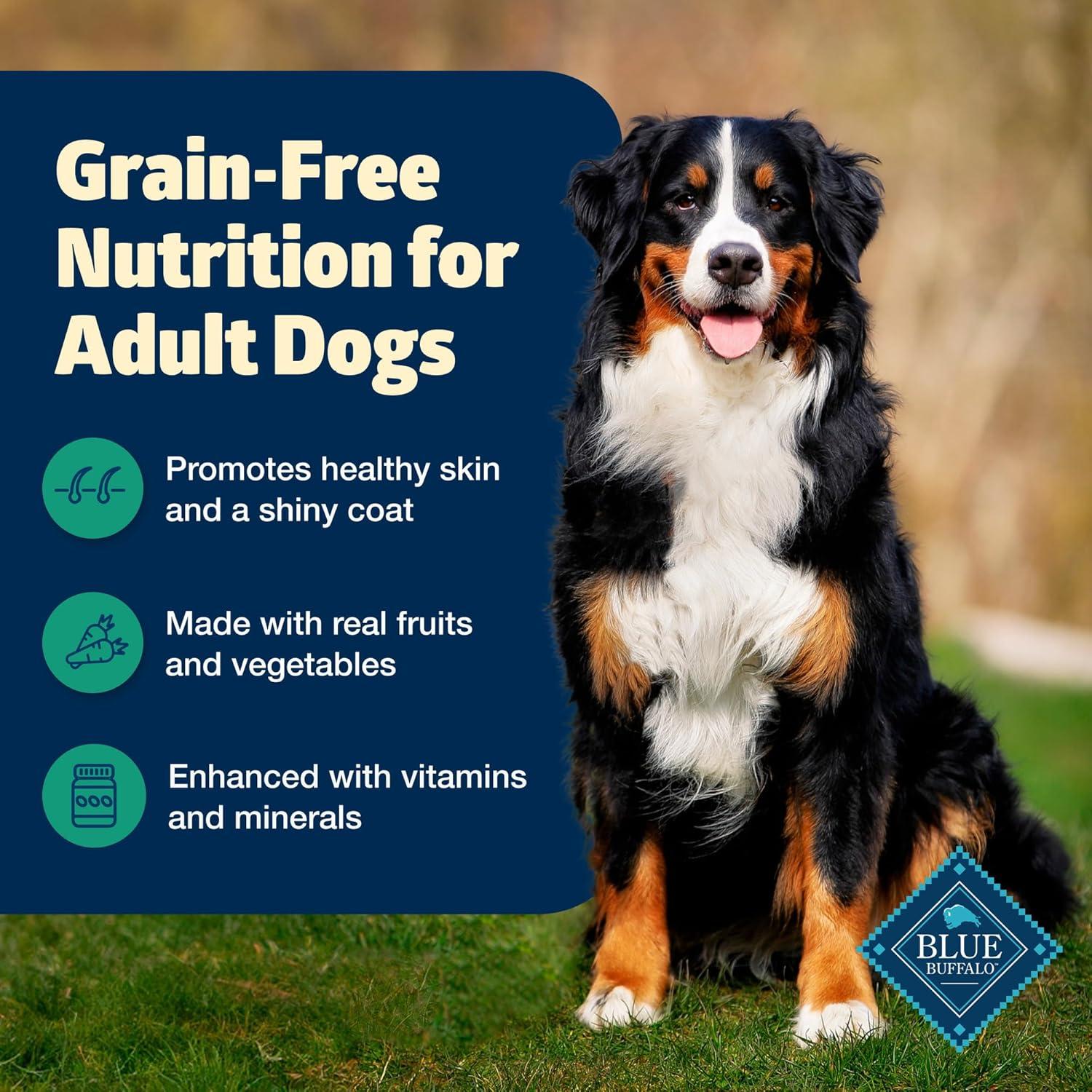 imageBlue Buffalo Freedom GrainFree Dry Dog Food Complete amp Balanced Nutrition for Adult Dogs Made in the USA with Natural Ingredients Lamb amp Potatoes 11lb Bag24 Pound Pack of 1