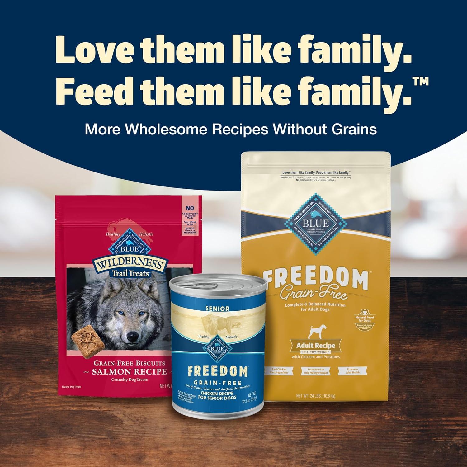 imageBlue Buffalo Freedom GrainFree Healthy Weight Dry Dog Food Complete amp Balanced Nutrition for Adult Dogs Made in the USA with Natural Ingredients Chicken amp Potatoes 24lb BagChicken