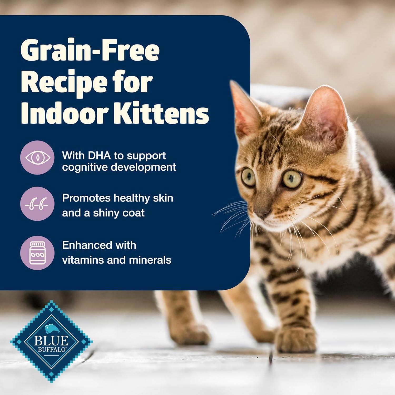 imageBlue Buffalo Freedom GrainFree Kitten Wet Cat Food Complete amp Balanced Nutrition for Kittens Made with Natural Ingredients Chicken Recipe 3oz Cans 24 Count
