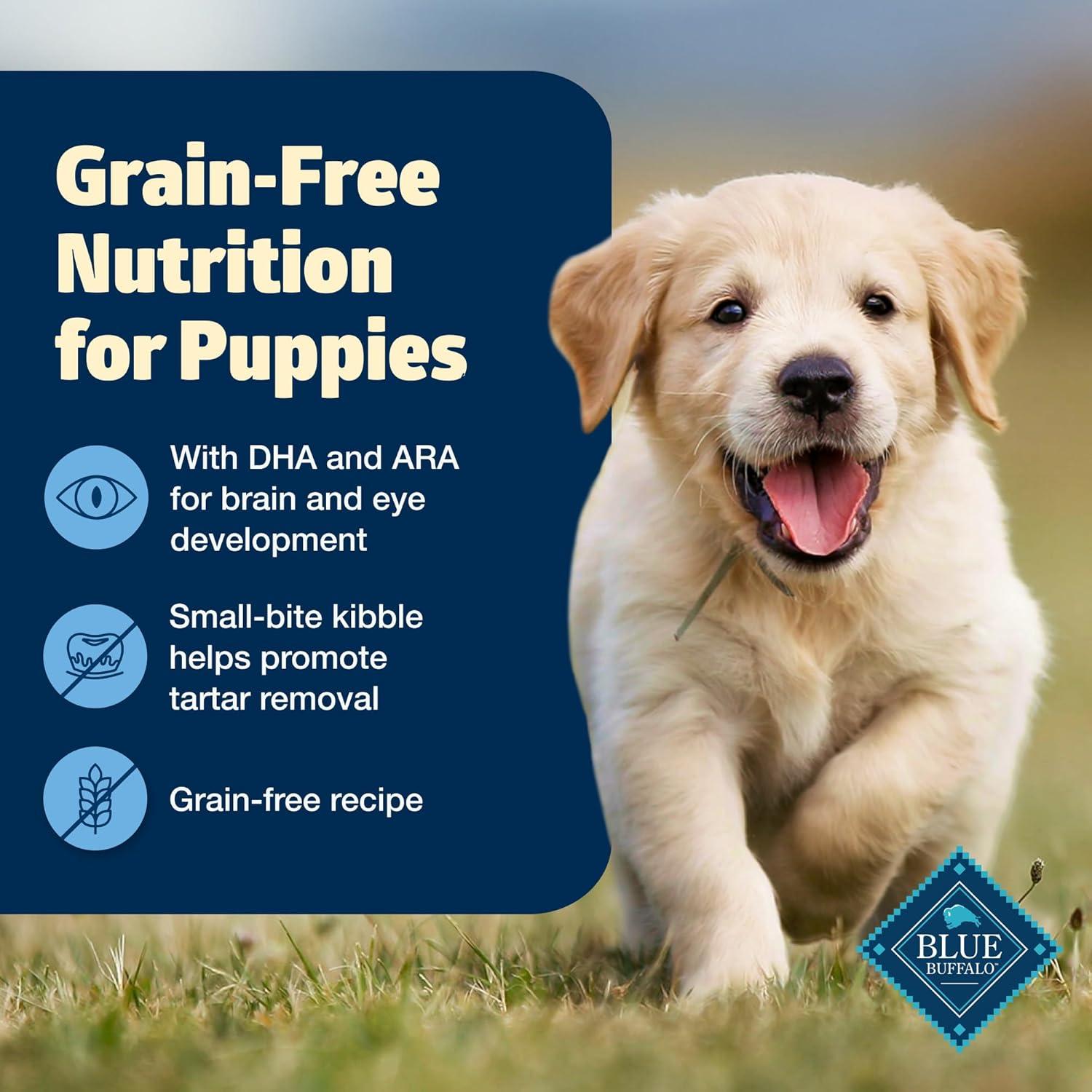 imageBlue Buffalo Freedom GrainFree Puppy Dry Dog Food with DHA Complete amp Balanced Nutrition for Puppies Made in the USA Chicken amp Potatoes 24lb BagChicken