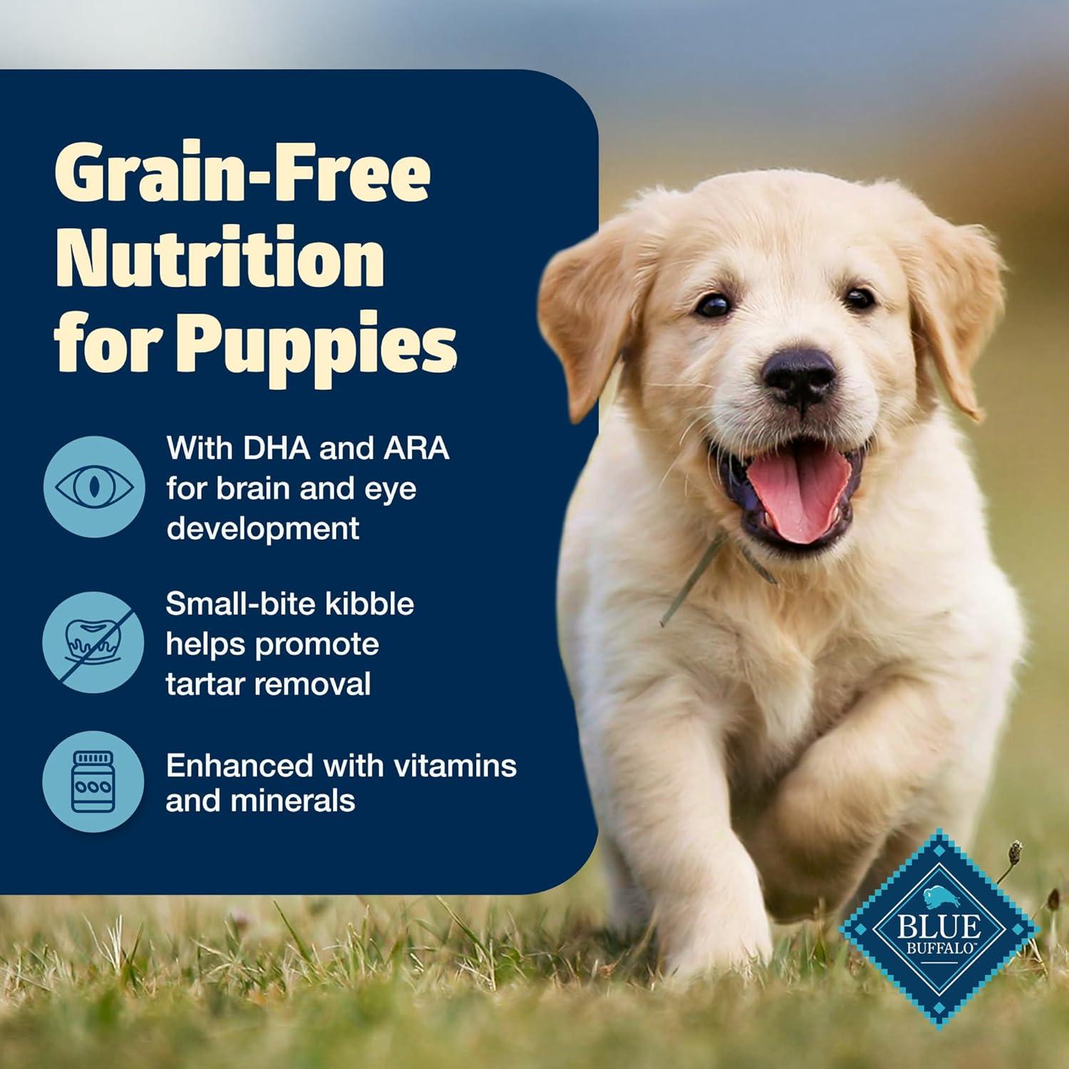 imageBlue Buffalo Freedom GrainFree Puppy Dry Dog Food with DHA Complete amp Balanced Nutrition for Puppies Made in the USA Chicken amp Potatoes 24lb BagChicken