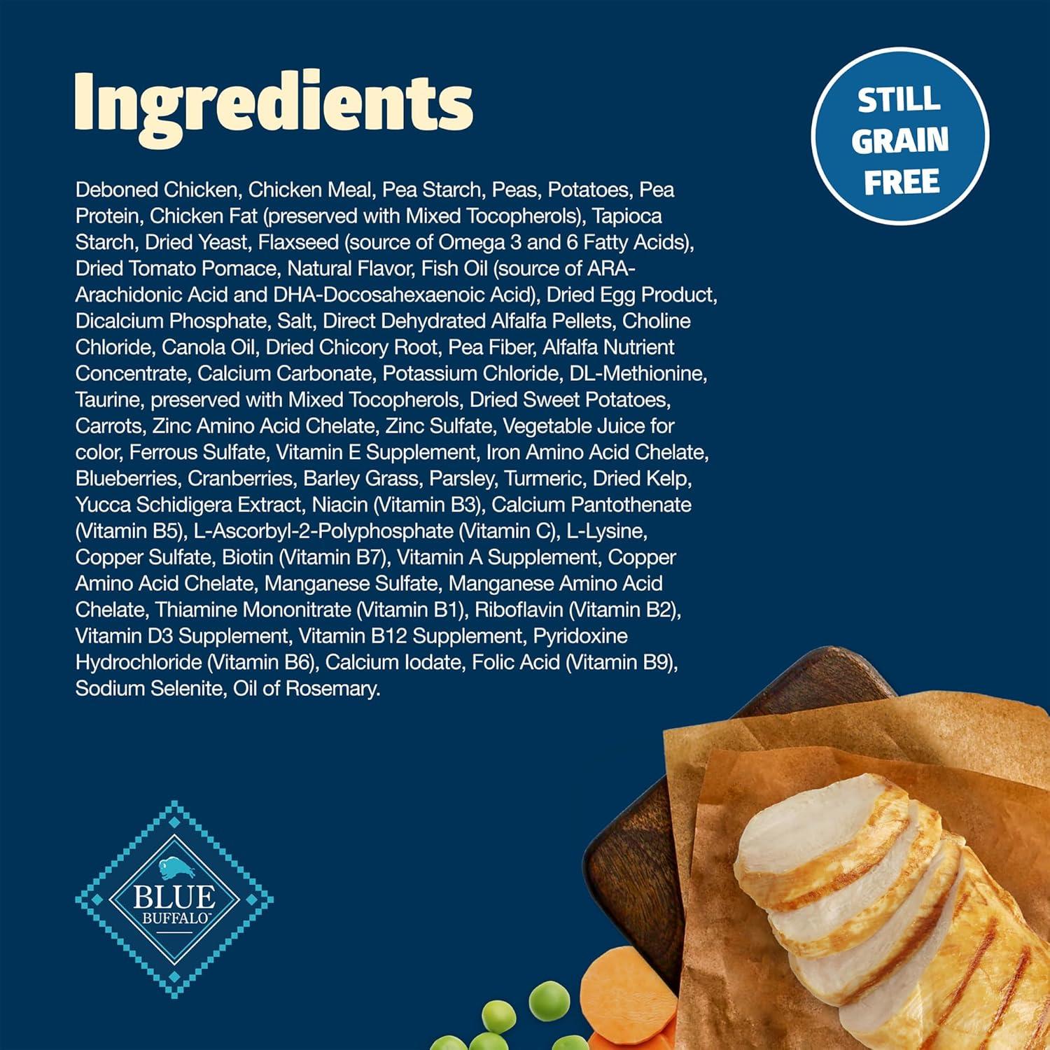 imageBlue Buffalo Freedom GrainFree Puppy Dry Dog Food with DHA Complete amp Balanced Nutrition for Puppies Made in the USA Chicken amp Potatoes 24lb BagChicken