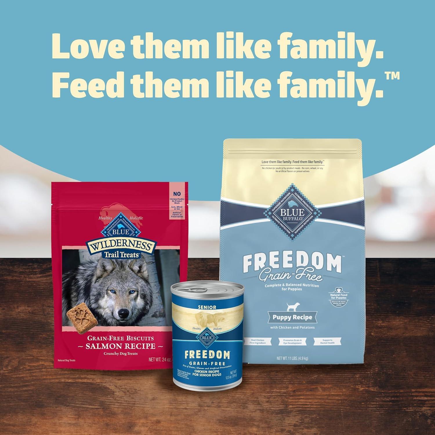 imageBlue Buffalo Freedom GrainFree Puppy Dry Dog Food with DHA Complete amp Balanced Nutrition for Puppies Made in the USA Chicken amp Potatoes 24lb BagChicken