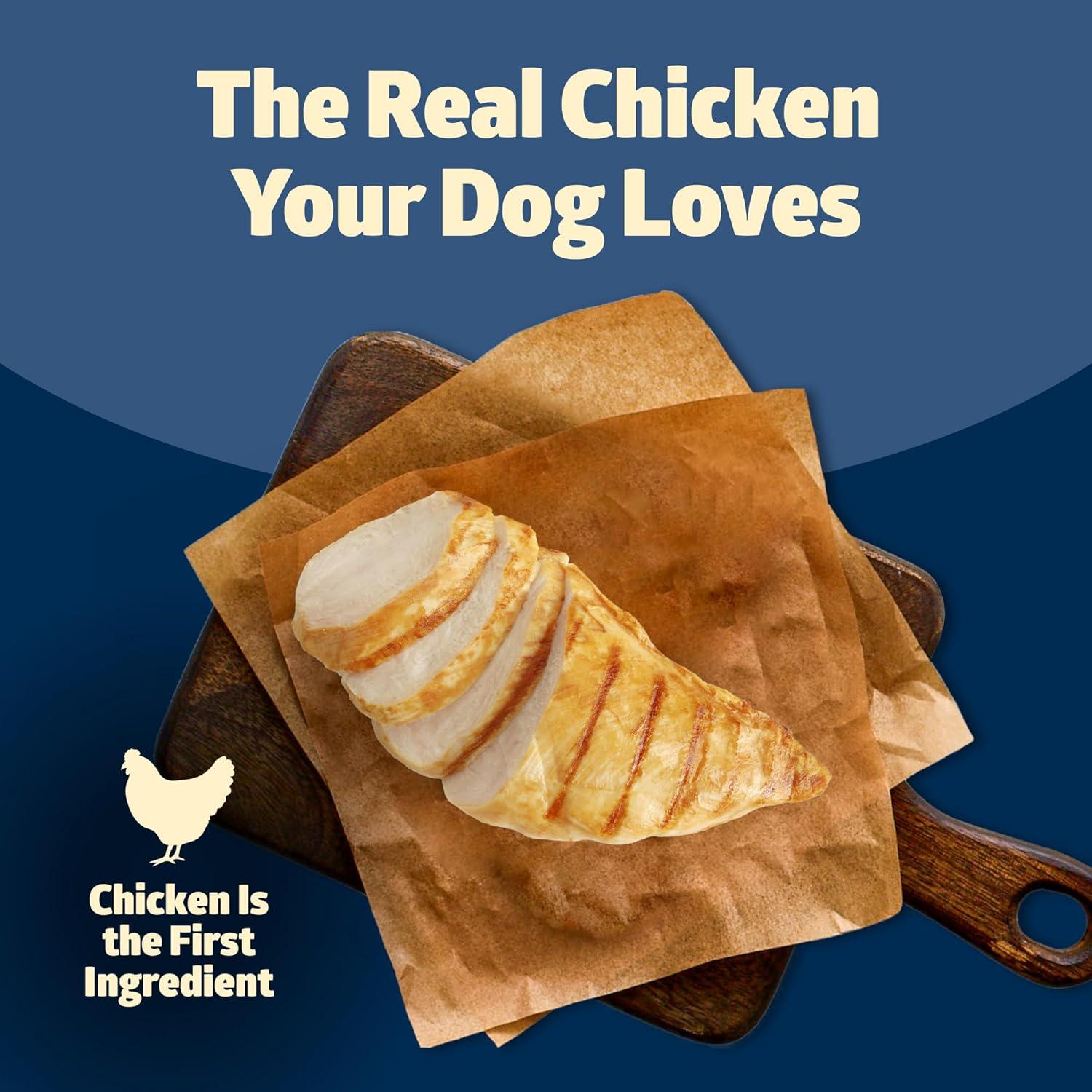 imageBlue Buffalo Freedom GrainFree Senior Dry Dog Food Provides Energy to Stay Active Made in the USA with Natural Ingredients Chicken amp Potatoes 4lb BagChicken