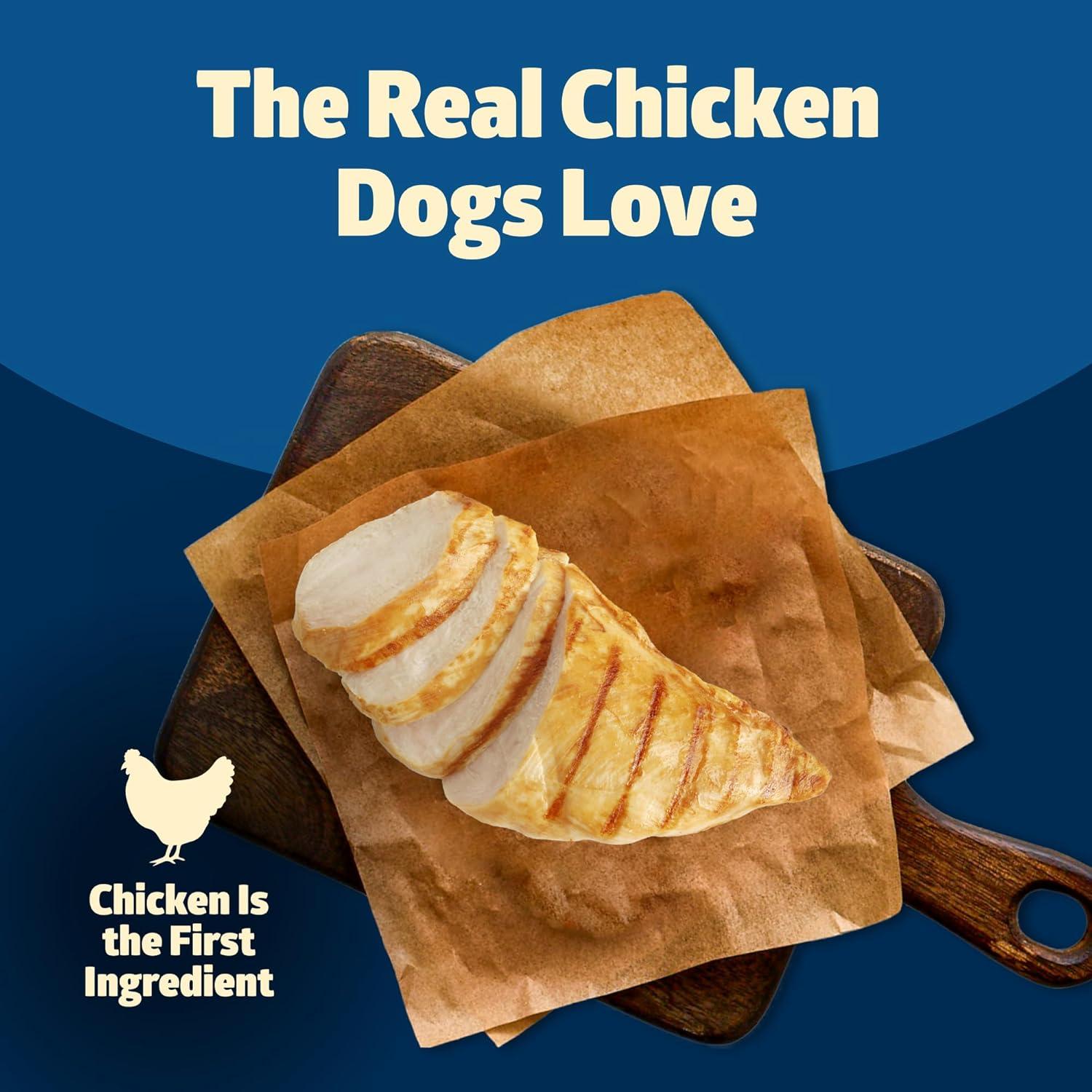 imageBlue Buffalo Freedom GrainFree Senior Dry Dog Food Provides Energy to Stay Active Made in the USA with Natural Ingredients Chicken amp Potatoes 4lb BagChicken