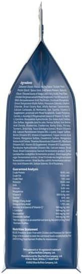 imageBlue Buffalo Freedom GrainFree Senior Dry Dog Food Provides Energy to Stay Active Made in the USA with Natural Ingredients Chicken amp Potatoes 4lb BagChicken
