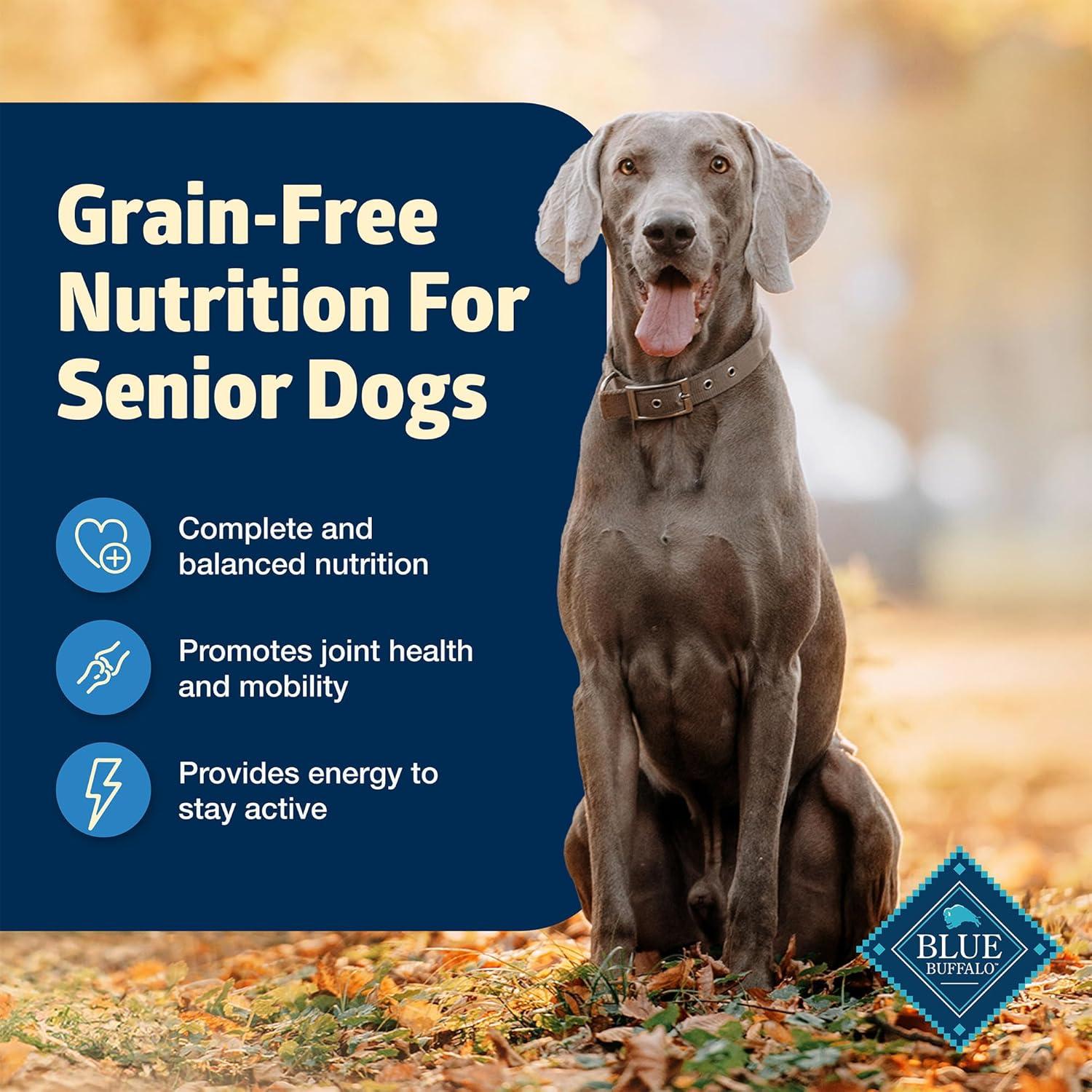 imageBlue Buffalo Freedom GrainFree Senior Wet Dog Food Free of Glutens amp Artificial Preservatives Made With Natural Ingredients Chicken Recipe 125oz Cans 12 Count