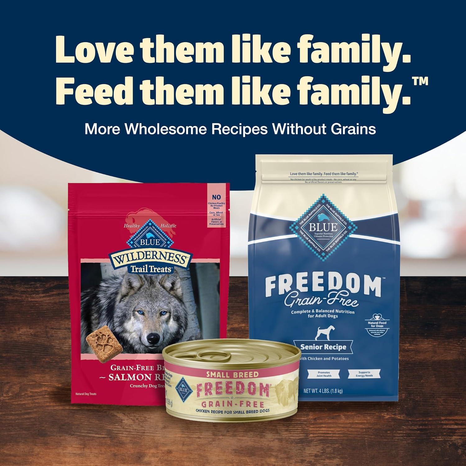 imageBlue Buffalo Freedom GrainFree Small Breed Wet Dog Food Supports High Energy Needs Made in the USA With Natural Ingredients Chicken 55oz Cans 24 Count