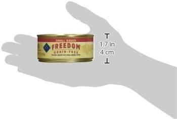 imageBlue Buffalo Freedom GrainFree Small Breed Wet Dog Food Supports High Energy Needs Made in the USA With Natural Ingredients Chicken 55oz Cans 24 Count
