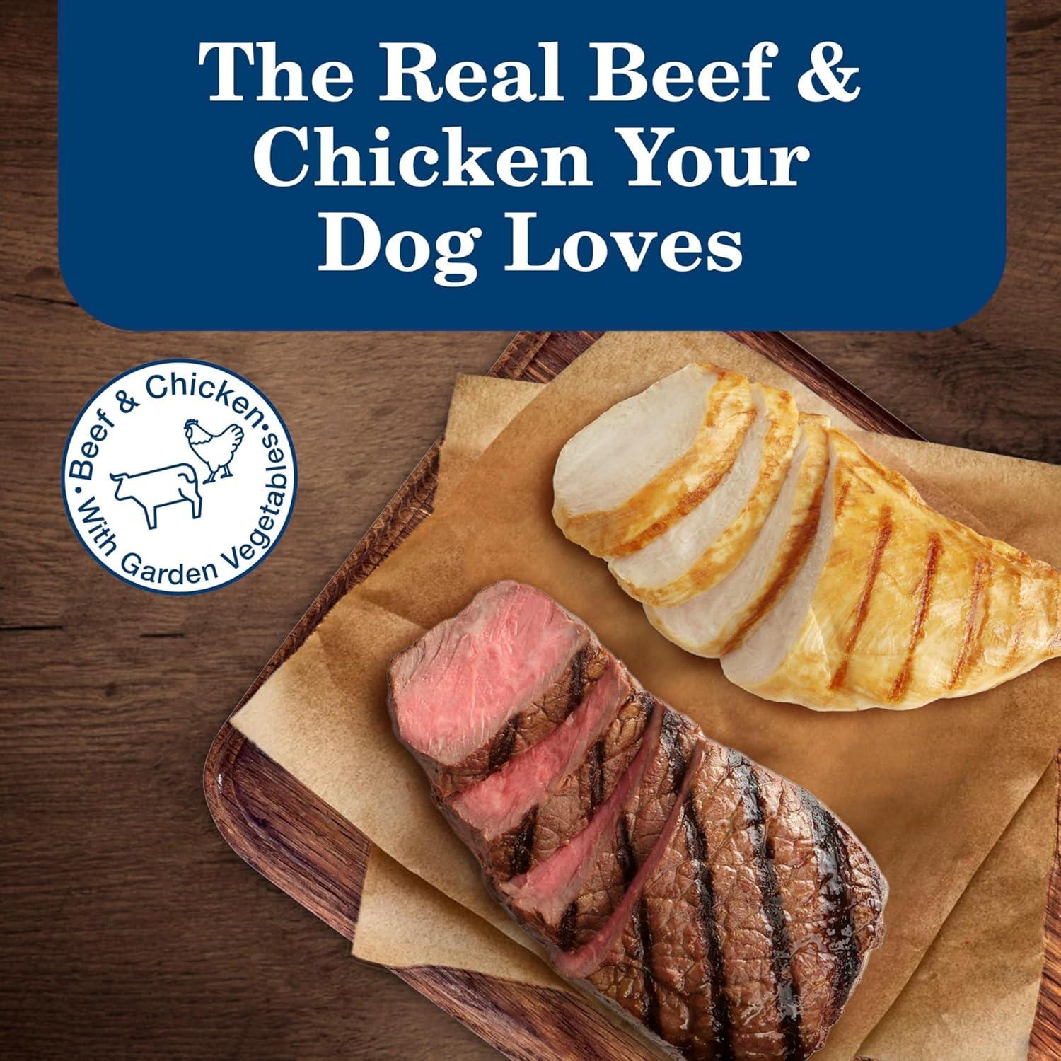 imageBlue Buffalo Homestyle Recipe Adult Wet Dog Food Made with Natural Ingredients Fish amp Sweet Potato Dinner with Garden Vegetables 125oz can Pack of 12Variety Pack Chicken Beef