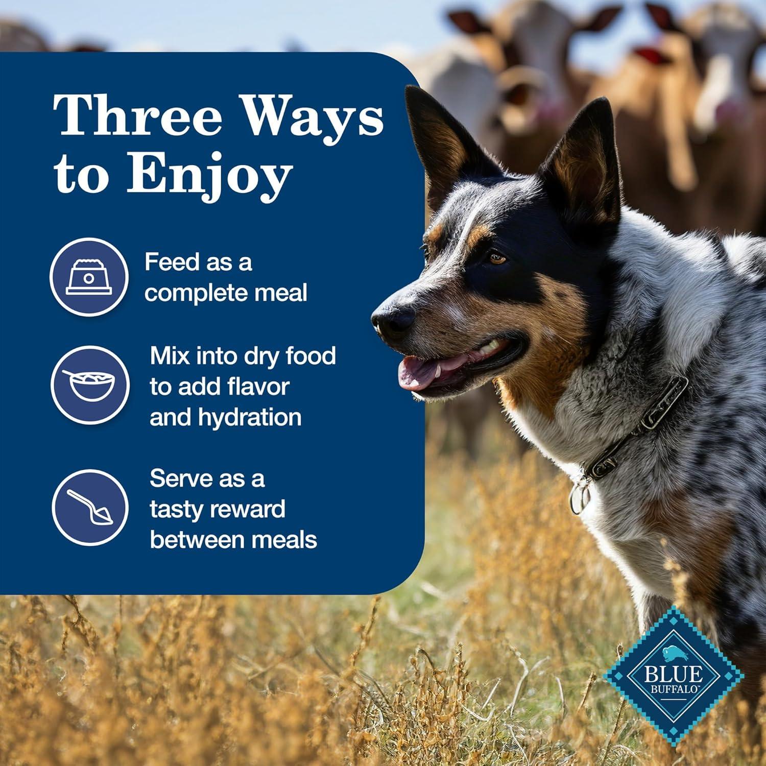 imageBlue Buffalo Homestyle Recipe Adult Wet Dog Food Made with Natural Ingredients Fish amp Sweet Potato Dinner with Garden Vegetables 125oz can Pack of 12Chicken Dinner with Garden Vegetables