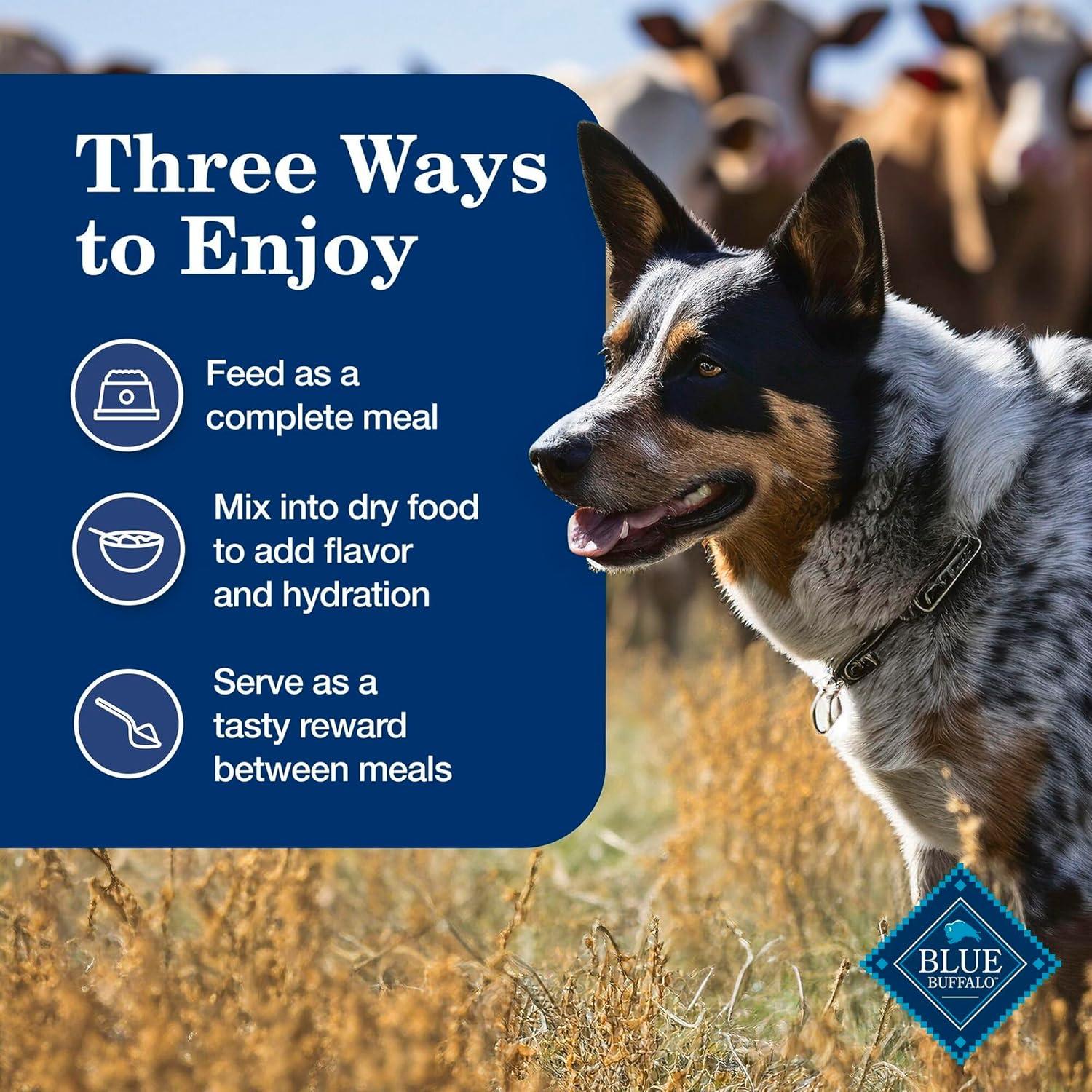 imageBlue Buffalo Homestyle Recipe Adult Wet Dog Food Made with Natural Ingredients Fish amp Sweet Potato Dinner with Garden Vegetables 125oz can Pack of 12Chicken