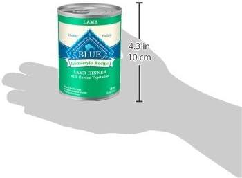 imageBlue Buffalo Homestyle Recipe Adult Wet Dog Food Made with Natural Ingredients Fish amp Sweet Potato Dinner with Garden Vegetables 125oz can Pack of 12Lamb