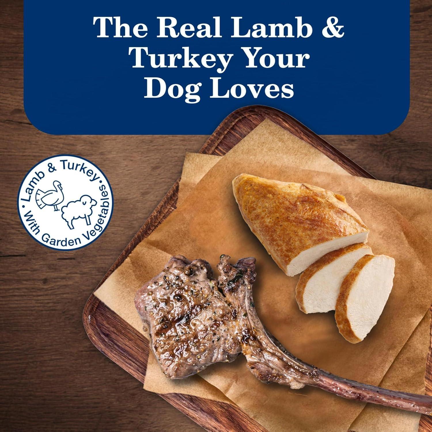 imageBlue Buffalo Homestyle Recipe Adult Wet Dog Food Made with Natural Ingredients Fish amp Sweet Potato Dinner with Garden Vegetables 125oz can Pack of 12Variety Pack Lamb Turkey