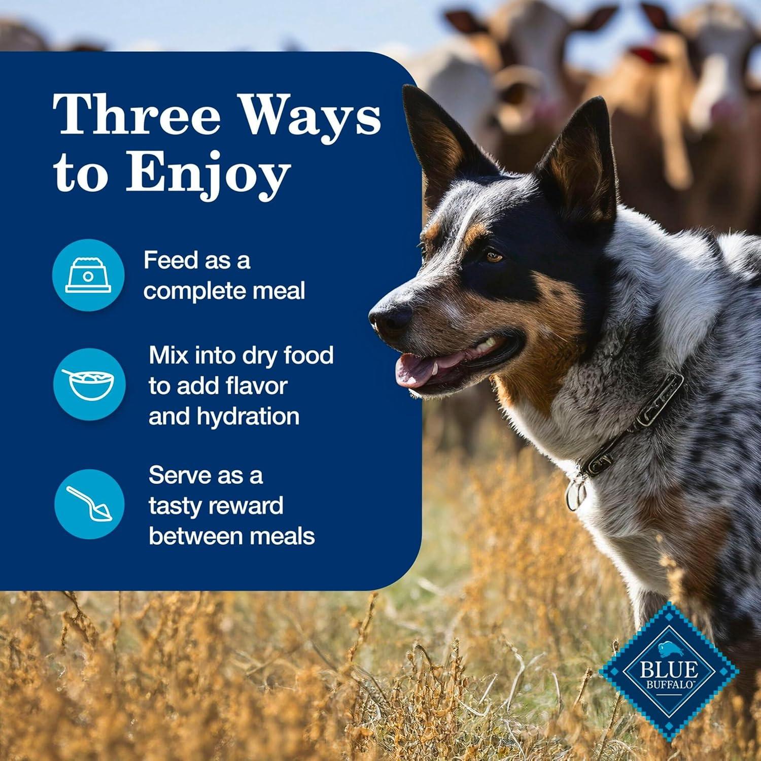 imageBlue Buffalo Homestyle Recipe Adult Wet Dog Food Made with Natural Ingredients Fish amp Sweet Potato Dinner with Garden Vegetables 125oz can Pack of 12Variety Pack Chicken Lamb