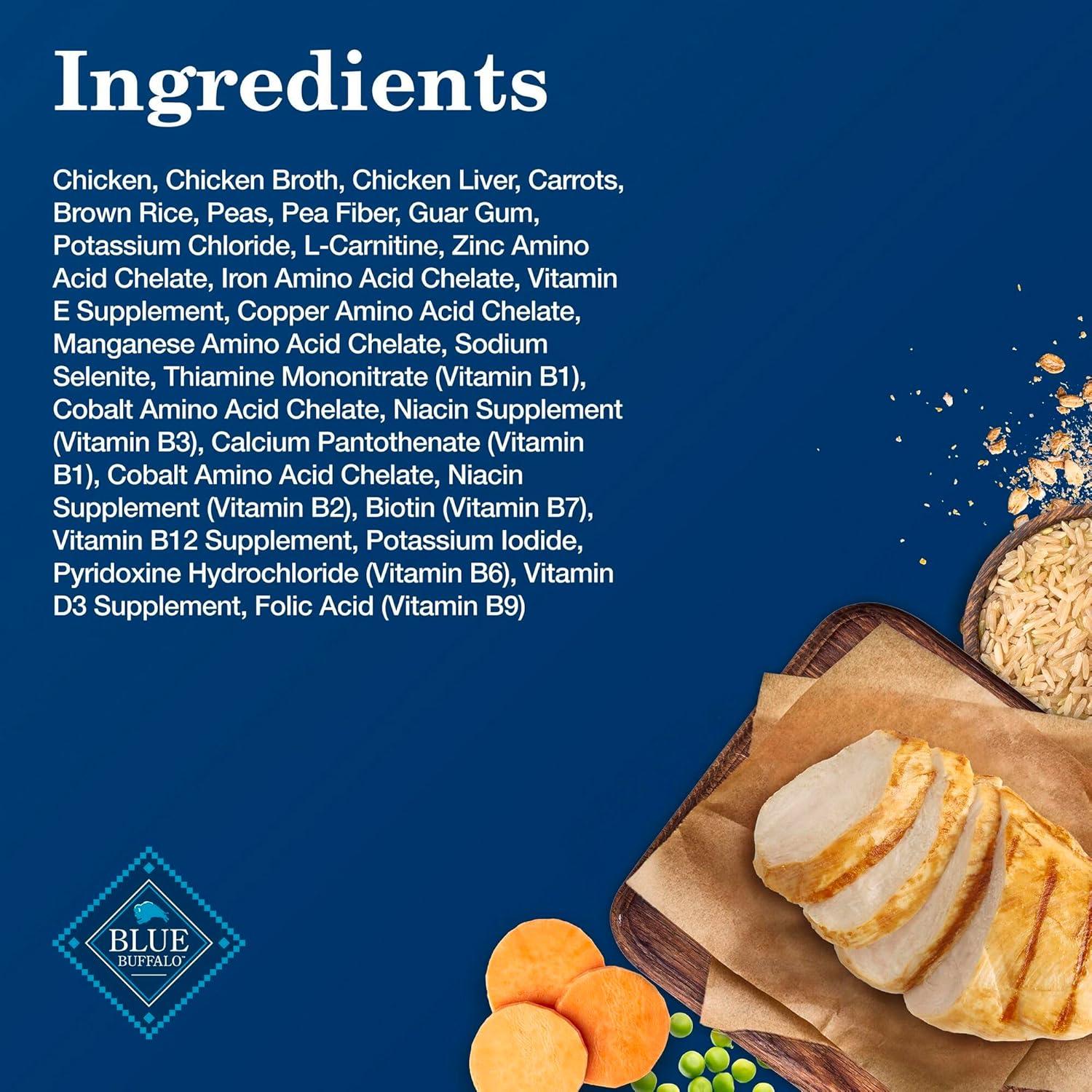 imageBlue Buffalo Homestyle Recipe Adult Wet Dog Food Made with Natural Ingredients Fish amp Sweet Potato Dinner with Garden Vegetables 125oz can Pack of 12Chicken Healthy Weight