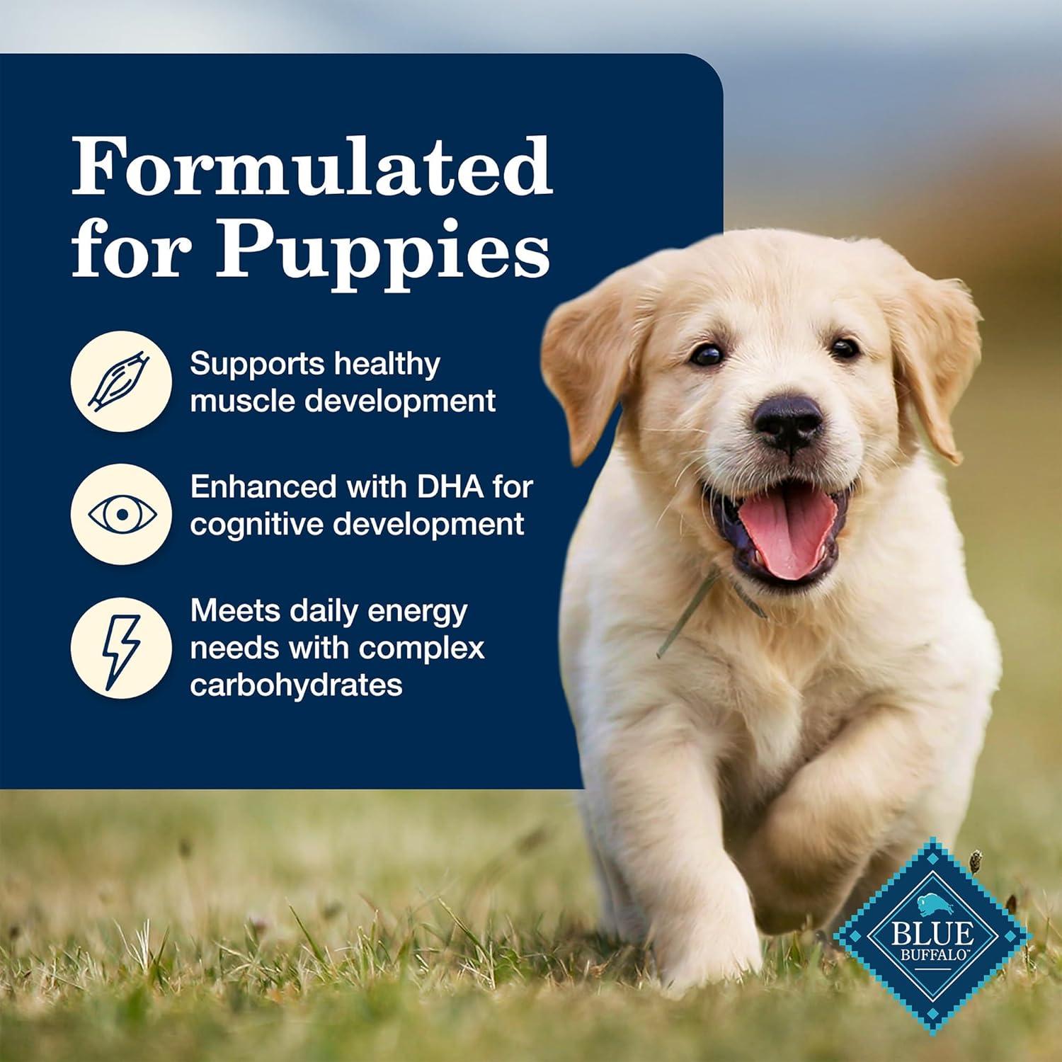 imageBlue Buffalo Homestyle Recipe Puppy Wet Dog Food Made with Natural Ingredients Chicken Dinner with Garden Vegetables amp Brown Rice 125oz Cans 12 CountWet Dog Food