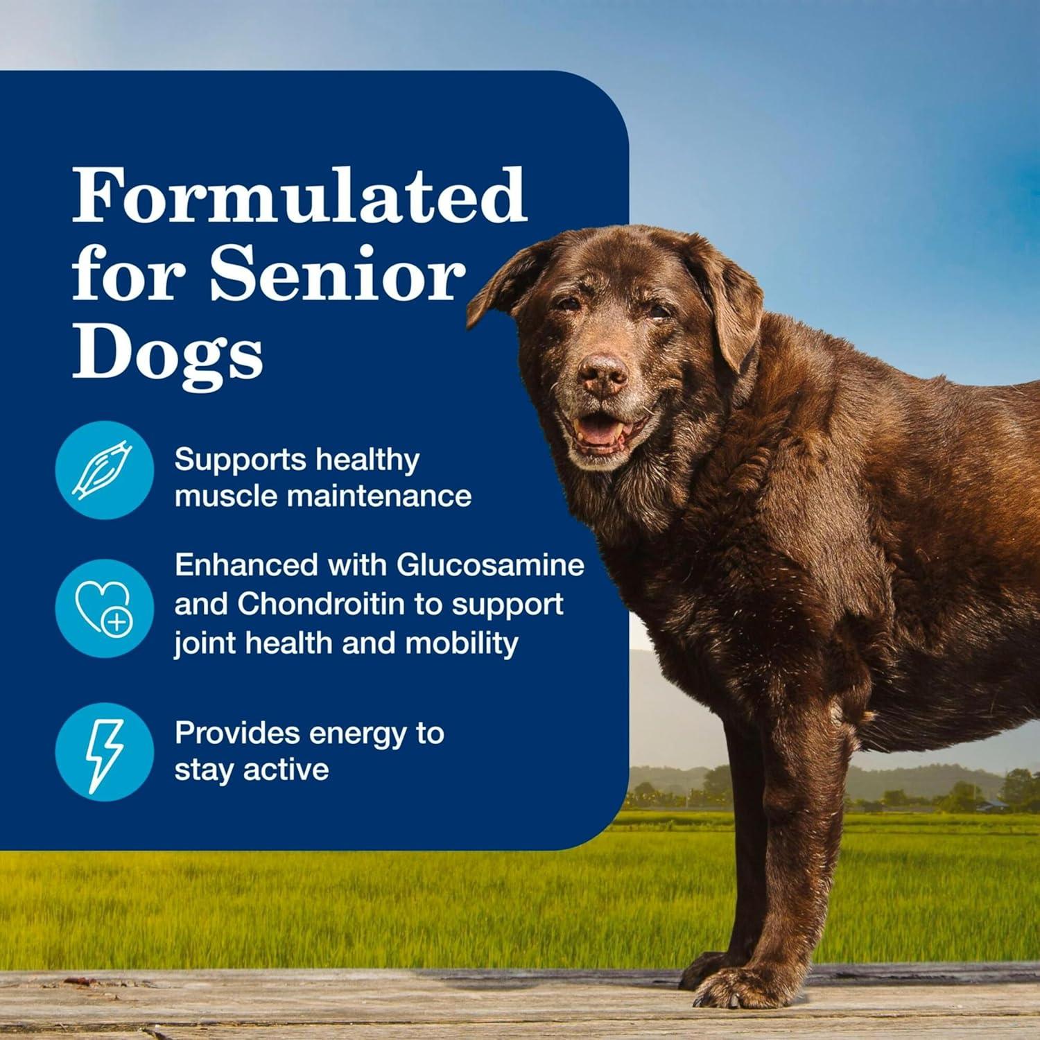 imageBlue Buffalo Homestyle Recipe Senior Wet Dog Food Made with Natural Ingredients Chicken Dinner with Garden Vegetables 125oz Cans 12 CountChicken Beef