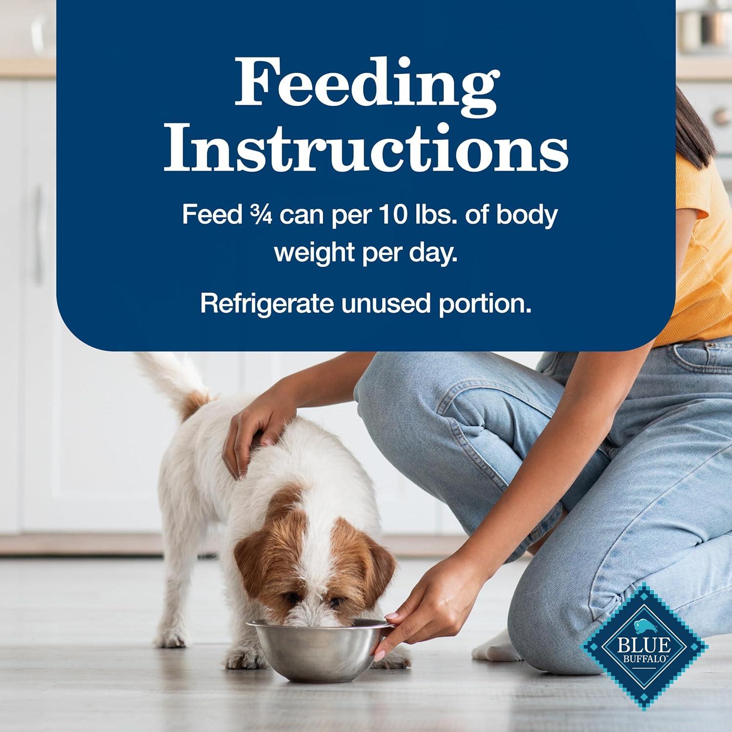 imageBlue Buffalo Homestyle Recipe Senior Wet Dog Food Made with Natural Ingredients Chicken Dinner with Garden Vegetables 125oz Cans 12 CountChicken